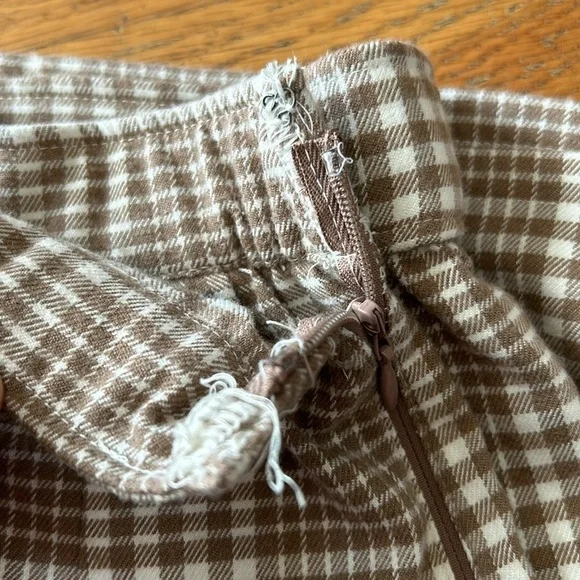 Hollister School Girl Plaid Ultra High-Rise A-Line Mini Skirt Size Small - Picture 10 of 12